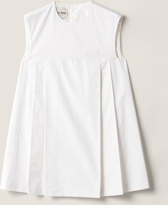 Miu Miu Poplin mini-dress