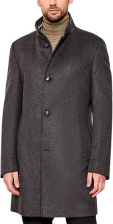 HUGO BOSS Hombre, Abrigos, Gris, Talla: L