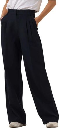 Co'Couture Pleat Pant - Dames - Wijde Broeken - Blauw - L - Broeken