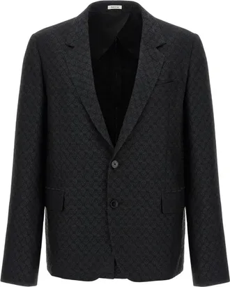 Alexander McQueen Hombre, Trajes, Negro, Talla: L