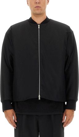 Jil Sander Wool Bomber.-Uomo