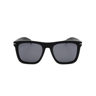 David Beckham Mens Black Rectangular Sunglasses DB 7000/S