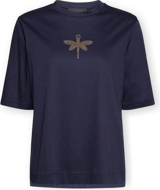 Elena Miro T-Shirts - Dames - T-shirts - Blauw - 2XL - Katoen - Tops