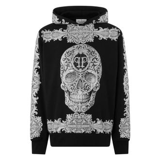 Philipp Plein Heren, Sweatshirts & Hoodies, Zwart, Maat: 5XL