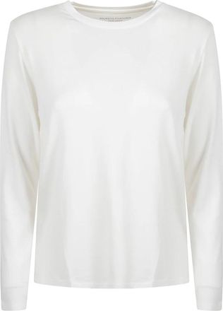 Majestic Filatures Long Sleeve Top - Dames - Longsleeves - Beige - L - Tops