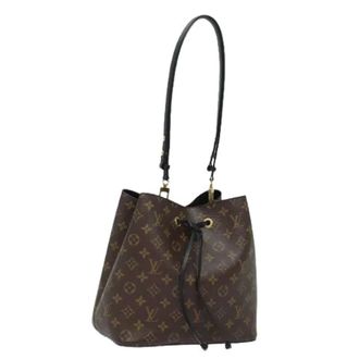 Louis Vuitton Pre-owned Bucket Bags, female, Brown, Size: ONE SIZE Pre-owned Bucket Bag