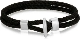 Mr.Ettika Mens Paracord Bracelet in Black at Nordstrom