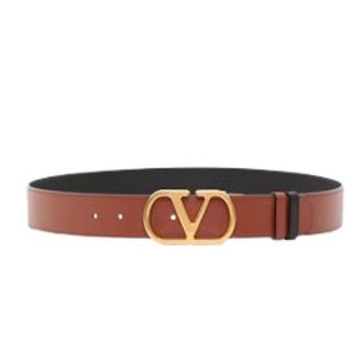 Valentino Accessoires, Heren, Bruin, 100 CM, Leer, VLogo Signature Riem