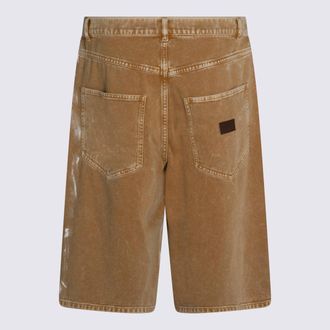 Moschino Mens Shorts Sand _100 % Co