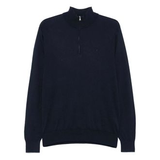 Hackett Coltrui van gebreide stof - Heren - Truien - Blauw - Maat: XL