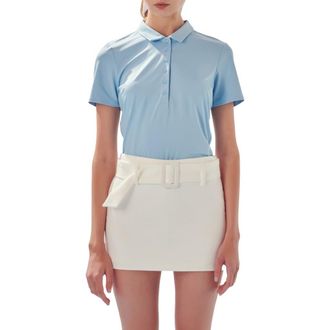 English Factory Stretch Polo in Powder Blue at Nordstrom, Size Large