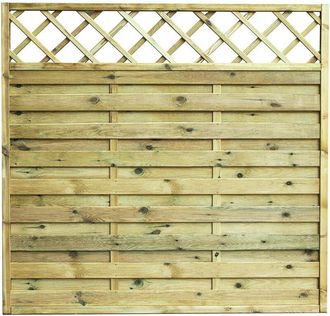 Lasa Home Fraschetti - Pannello quadrato 180x180 cm in legno di pino impregnato Barriera frangivento Quadro Lasa