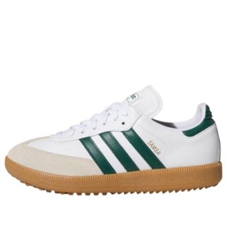 adidas Samba Spikeless Golf Cloud White Collegiate Green Gum JH6151