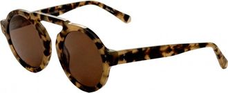 Kate Young for Tura Womens K537 47 TOR Penelope Sunglasses - Brown - One Size