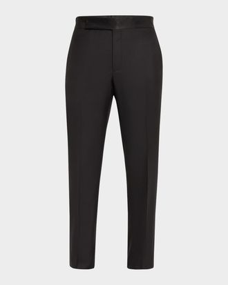 Giorgio Armani Men & apos;s Solid Formal Tuxedo Pants