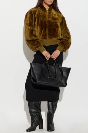Arma Reversible Shearling Coat Azra, Womens, Green