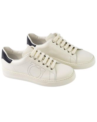 Ferragamo Logo Leather Sneaker