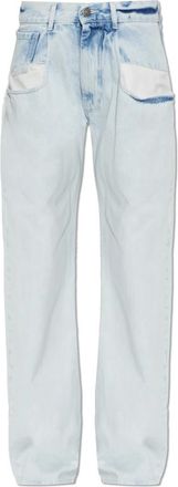 Maison Margiela Boyfriend Denim Broeken - Dames - Regular Fit Jeans - Blauw - W29 - Denim - Jeans