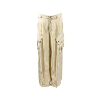 Pinko Mujer, Pantalones, Beige, Talla: S