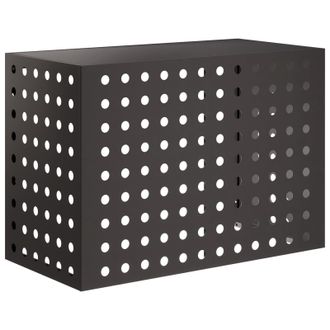 vidaXL Funda Para Aire Acondicionado Negro 100 X 50 X 70 Cm Acero Vidaxl