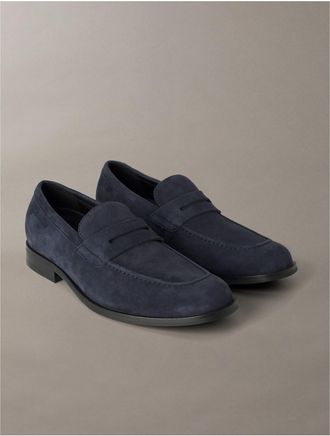 Calvin Klein Mens Mens Gerne Dress Loafer - Blue - 10.5
