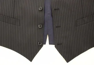 Dolce & Gabbana Gray Stretch Formal Dress Vest Mens Gilet