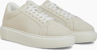 Jack & Jones Mens Jack & Jones Aspire Cupsole Polyurethane Mens Moonbeam Trainers - White - Size: 11