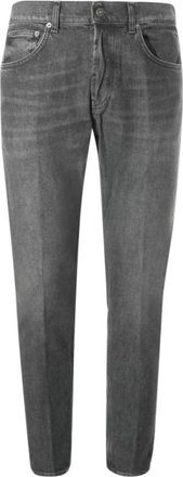 Dondup Dian Jeans - Heren - Slim Fit Jeans - Grijs - W35 - Katoen - Jeans