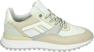 Floris Van Bommel Casual witte sneakers met uitneembaar voetbed - Heren - Sneakers - Veelkleurig - 47 EU - Leer - Schoenen