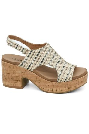 Corkys Footwear Womens Miss Carley Sandal In Tan Multicolor