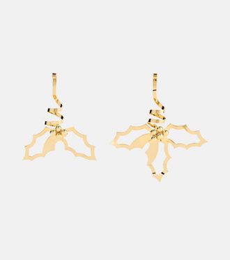 Georg Jensen Set of 2 18kt gold-plated stainless steel ornaments