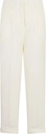 PESERICO Pantaloni con risvolto - Toni neutri