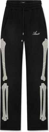Amiri Straight Trousers, male, Black, S, Bones Oversized Sweatpant