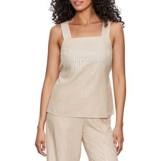 Sanctuary Desert Tank in Sand Sequin at Nordstrom, Size Large