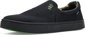 Sanuk Hava-Shoe Slip-On Mens Sandals Black Ben Gravy : 10.5 D - Medium, Textile