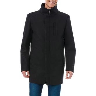 Vince Camuto Water Resistant Jacket with Removable Bib in Black at Nordstrom Rack, Size Medium