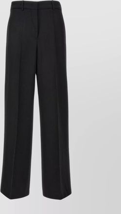 Jil Sander 61 pleated front wide leg trousers