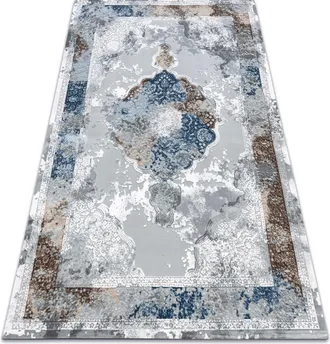 RugsX Rugsx - Alfombra Acr&iacute;lica Vals 09987a C69 74 Ornamento Roset&oacute;n Gris / Marfil Grey 80x100 Cm