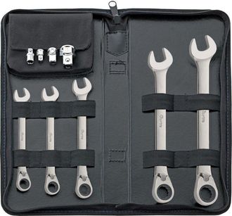 Fortis Juego Llave Con Trinquete. 9 Unidades Umsch.8-19mm Fortis