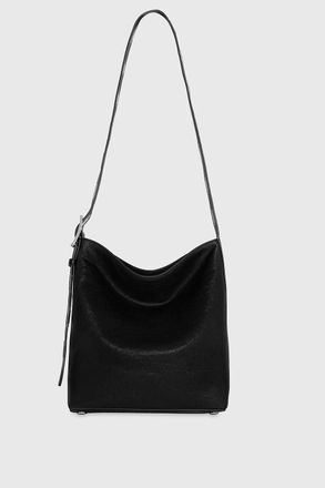Rebecca Minkoff Crosby Bucket Bag Womens Black Leather Shoulder Strap FROG845