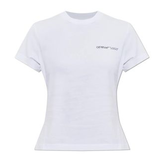 Off-white Dames, Tops, Wit, Maat: S Katoen