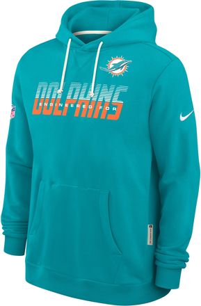 Nike Miami Dolphins Sideline Standard Issue Nike Mens Dri-FIT NFL Pullover Hoodie in Green | 03AZ3GT9P-SX8