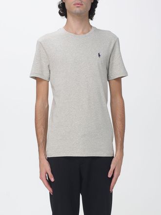 Polo Ralph Lauren T-shirt girocollo in cotone con logo Pony ricamato