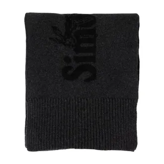Simone Rocha Logo Wool Scarf - Black