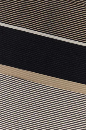 Saint Laurent Mens Embroidered Silk Foulard Navyivory Exterior: Sciarpe E