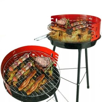 OEM Parrilla De Jard&iacute;n Port&aacute;til De Carb&oacute;n Redonda Para Turistas, Ideal Para Acampar