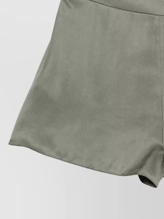 Emporio Armani high-rise straight mini shorts