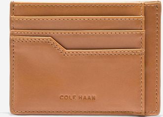 Cole Haan Mens Triboro Slim Card Case - Brown