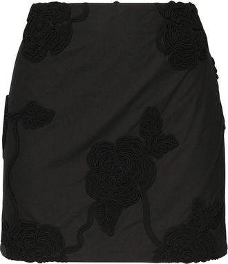 Rotate Cotton Mini Skirt
