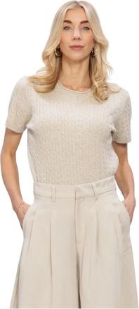 Bruuns Bazaar Truien & Vesten, Dames, Beige, L, Anemone BBGlenda Knit